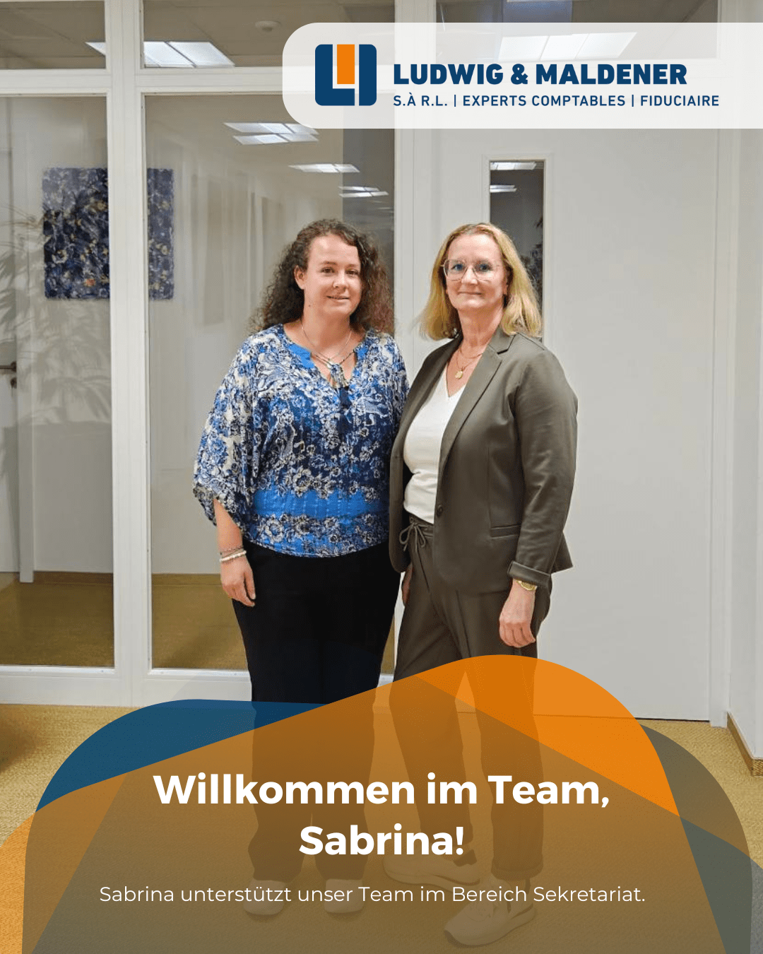 Willkommen im Team, Sabrina!