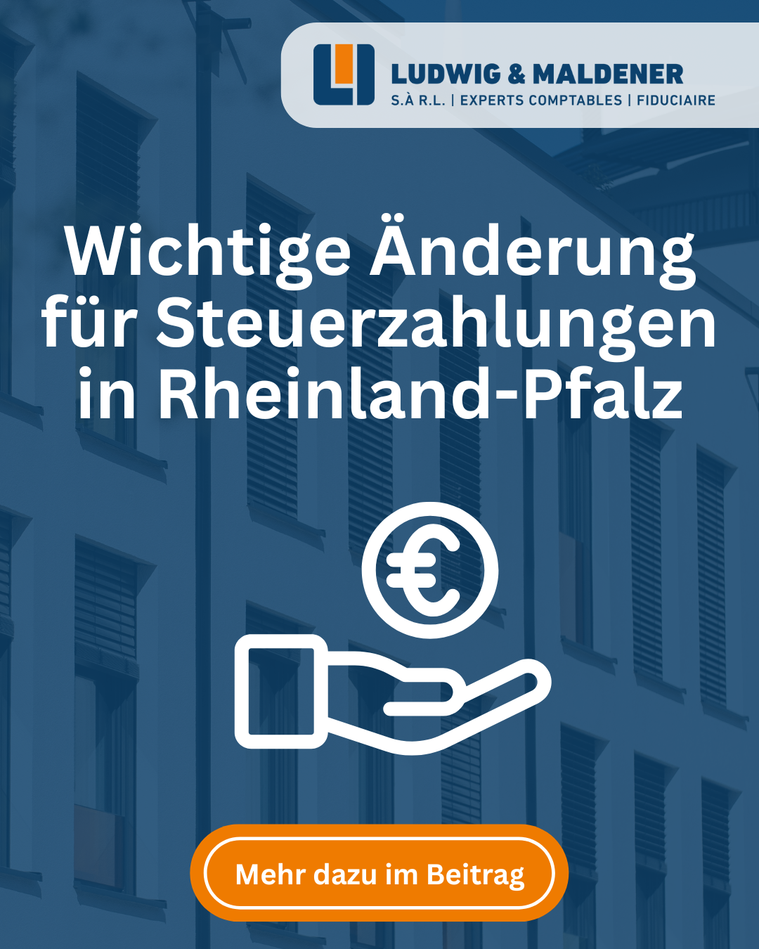 Wichtige Änderung für Steuerzahlungen in Rheinland-Pfalz