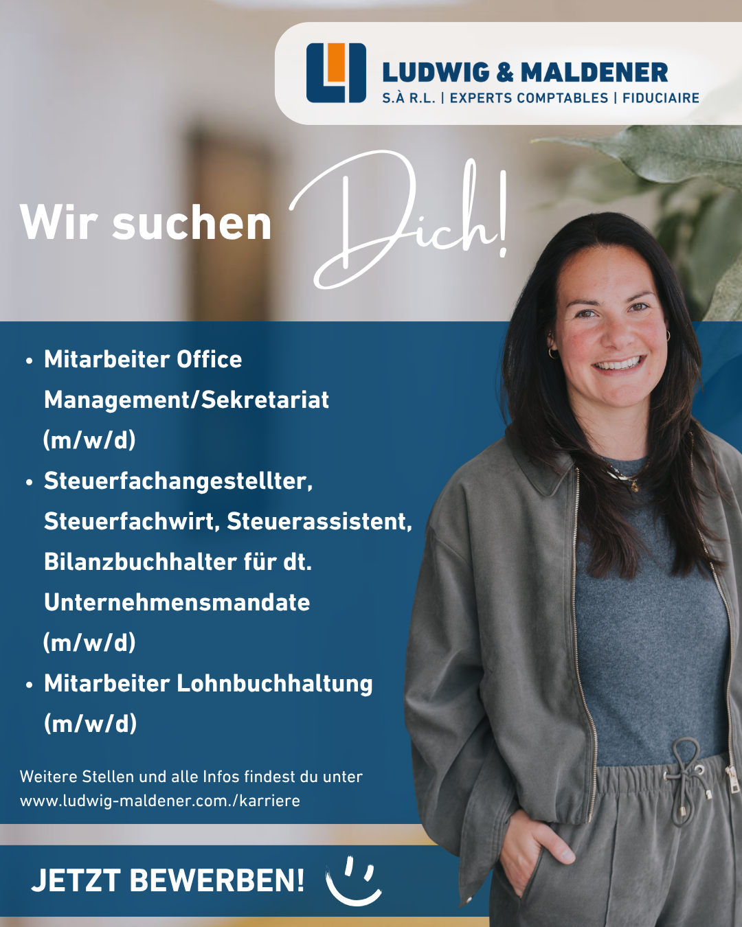 WIR SUCHEN DICH!