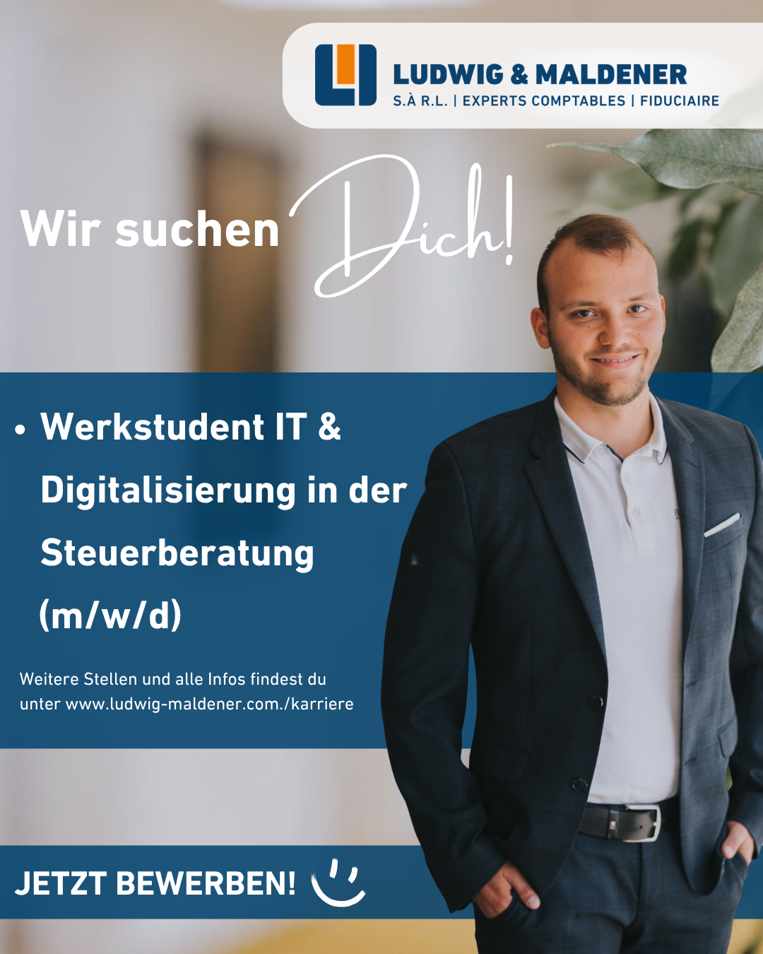 WIR SUCHEN DICH!